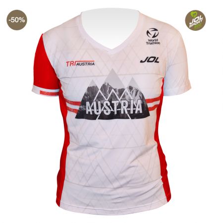 Eco Green Shirt TRI women red